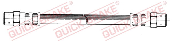 Шланг тормозной задний QUICK BRAKE 27.012