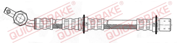 Шланг тормозной передний QUICK BRAKE 50.937