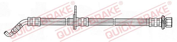 Шланг тормозной задний правый QUICK BRAKE 59.938