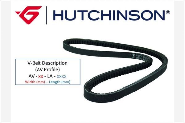 Ремень клиновой HUTCHINSON AV13LA1140