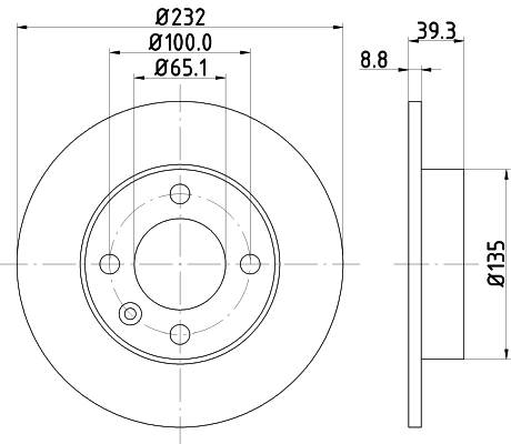 Диск тормозной DON PCD12692