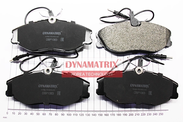 К-кт колодок для диск.тормозов DYNAMATRIX-KOREA DBP1063
