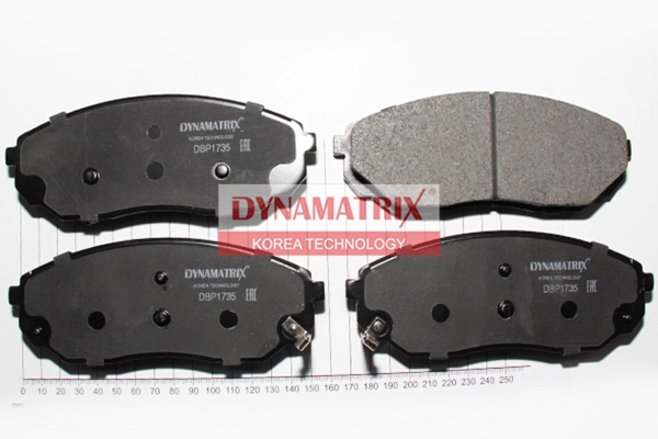 Колодки тормозные дисковые DYNAMATRIX-KOREA DBP1735