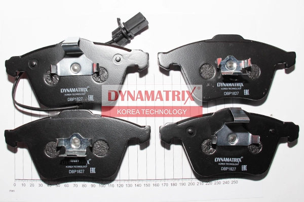 К-кт колодок для диск.тормозов DYNAMATRIX-KOREA DBP1827