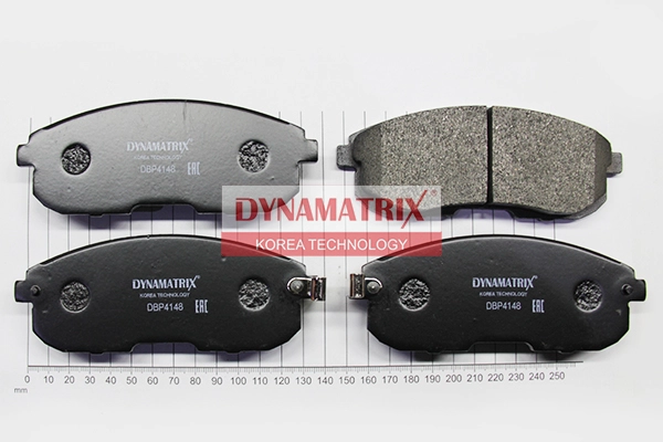К-кт колодок для диск.тормозов DYNAMATRIX-KOREA DBP4148