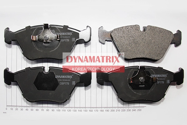 Колодки тормозные дисковые DYNAMATRIX-KOREA DBP779