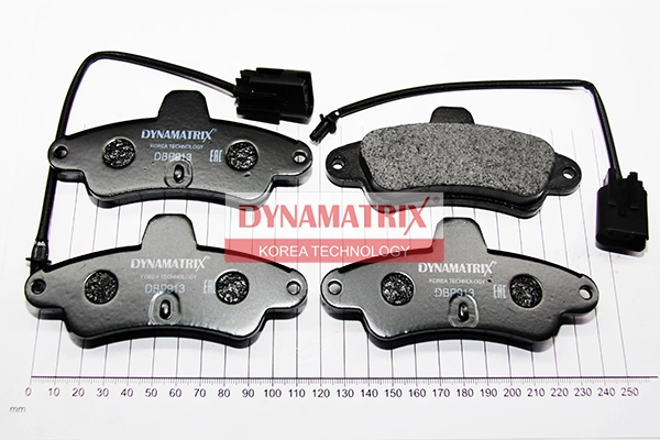 К-кт колодок для диск.тормозов DYNAMATRIX-KOREA DBP913