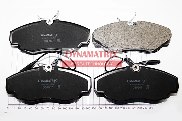 К-кт колодок для диск.тормозов DYNAMATRIX-KOREA DBP967