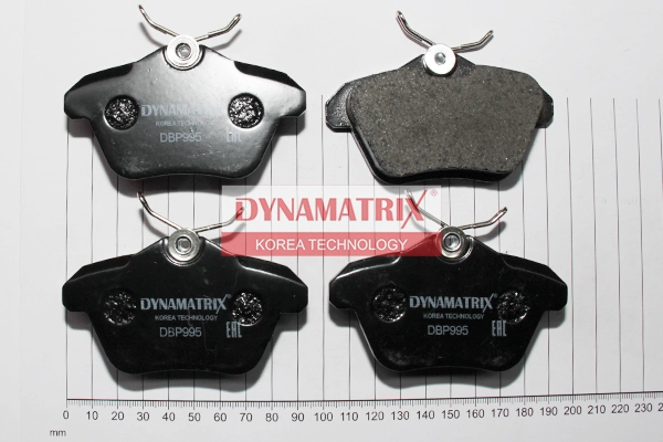 К-кт колодок для диск.тормозов DYNAMATRIX-KOREA DBP995