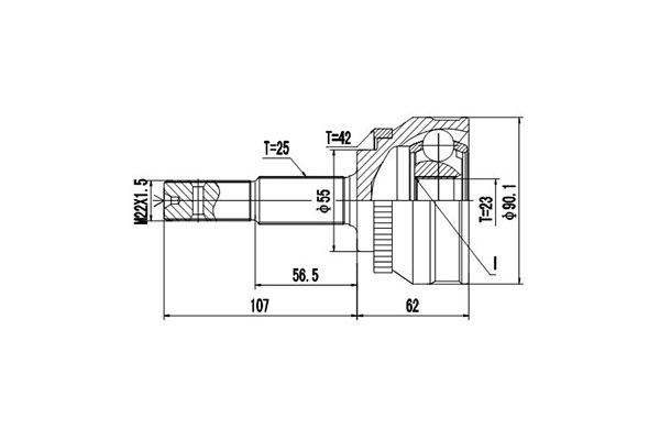 Комплект шруса DYNAMATRIX-KOREA DCV841003