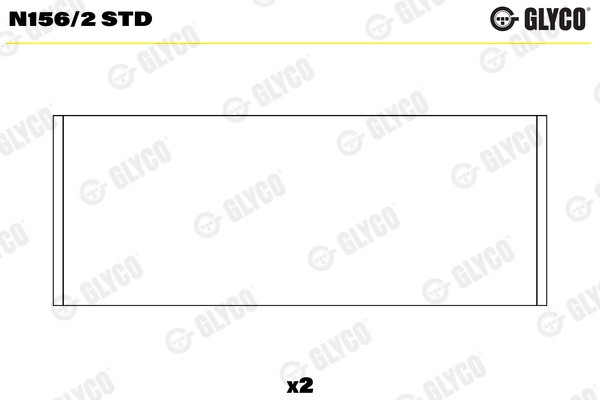 Вкладыши двигателя GLYCO N156/2 STD
