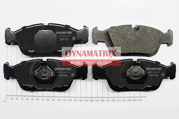 К-кт колодок для диск.тормозов DYNAMATRIX-KOREA DBP725