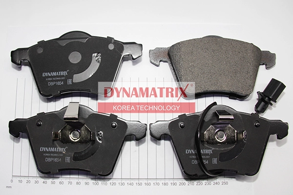 К-кт колодок для диск.тормозов DYNAMATRIX-KOREA DBP1654
