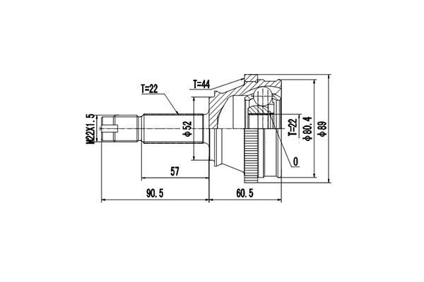 Комплект шруса DYNAMATRIX-KOREA DCV817020