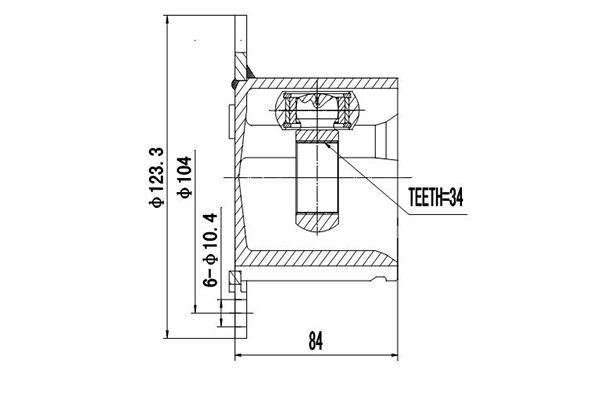 Комплект шруса DYNAMATRIX-KOREA DCV661044