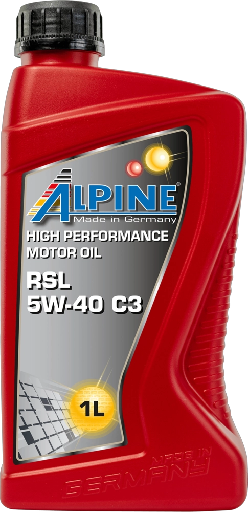 Масло моторное rsl 5w-40 c3 ( rsl 5w- 40 la) 1л ALPINE 0100171