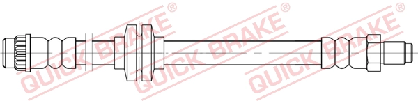 Шланг тормозной передний QUICK BRAKE 32.133