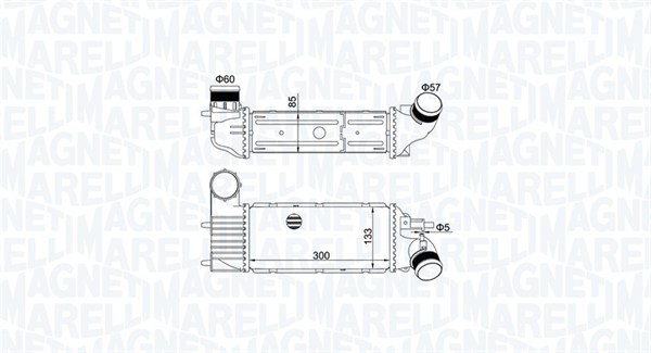 Интеркулер MAGNETI MARELLI 351319205250