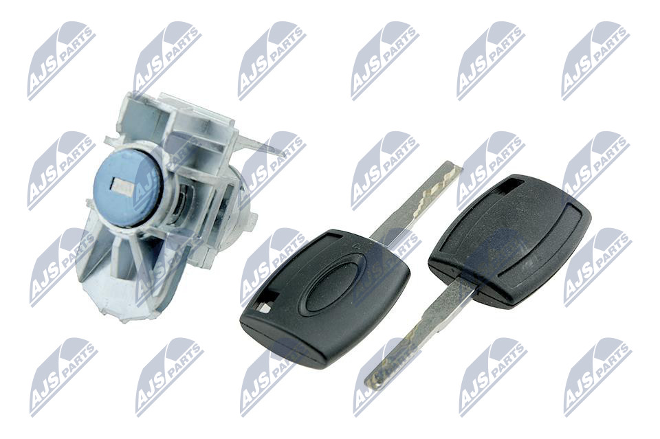 Личинка замка двери ford b-max 12- c-max 03- fiesta 09- focus 04- mondeo 07- левой + 2 ключа NTY EZC-FR-059