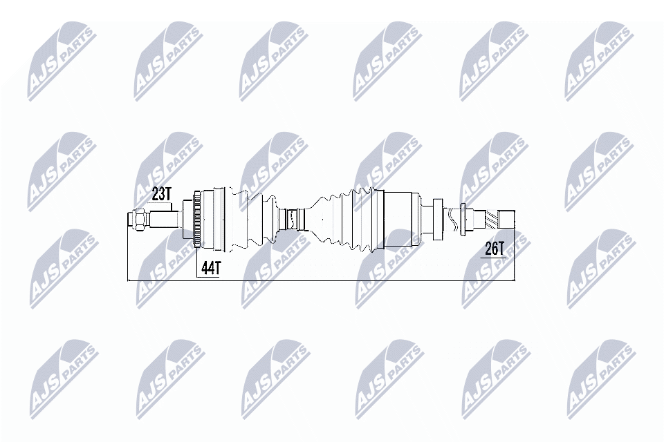 Привод в сборе renault clio iii 1.5dci 07- kangoo 1.5dci 05- прав