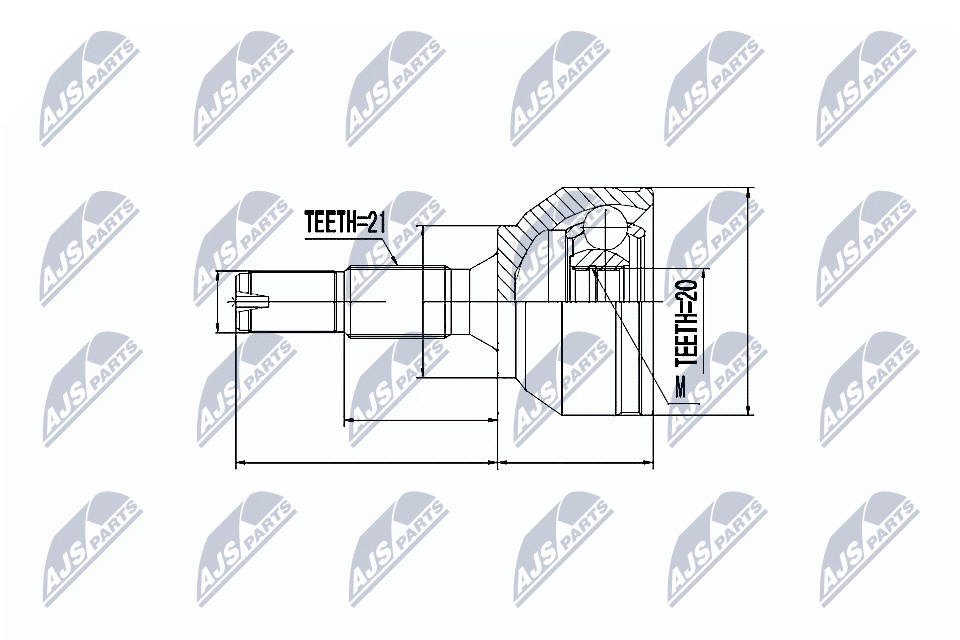 Шруc наружний NTY NPZ-CT-014