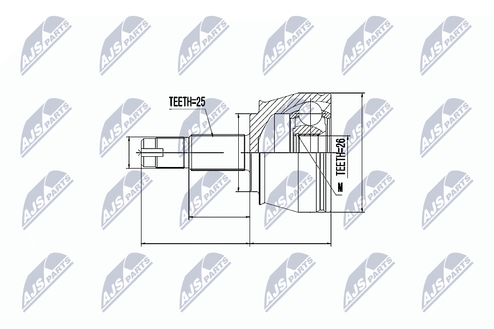 Шруc наружний NTY NPZ-FT-035