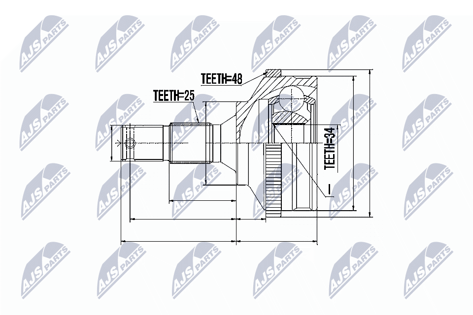 Шруc наружний NTY NPZ-PE-027