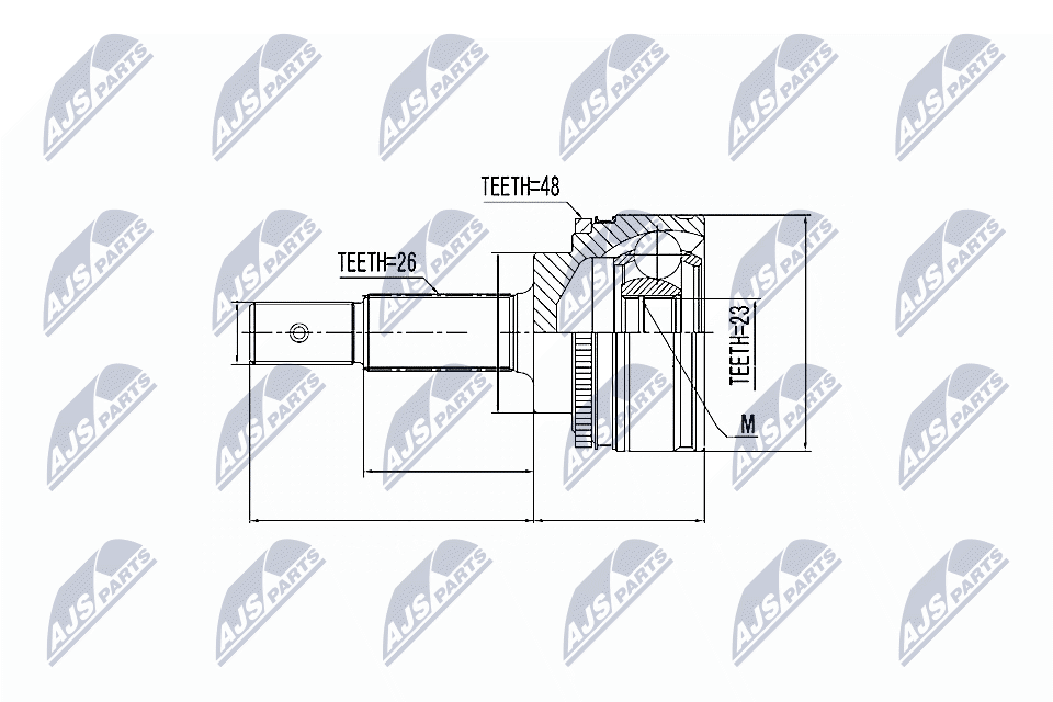 Шруc наружний NTY NPZ-TY-046