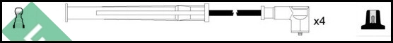 Провода зажигания (к-т) TRW LUC4611