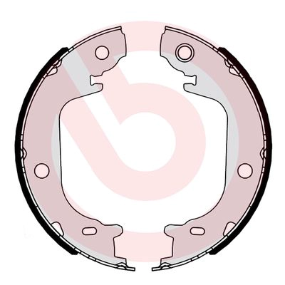 Колодки тормозные барабанные задние BREMBO S83565