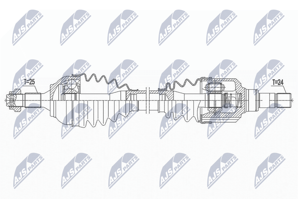 Peugeot 208 1.6hdi 13- citroen c3 ii 1.6hdi 16- /prawa mtm be4r/ NTY NPW-PE-055