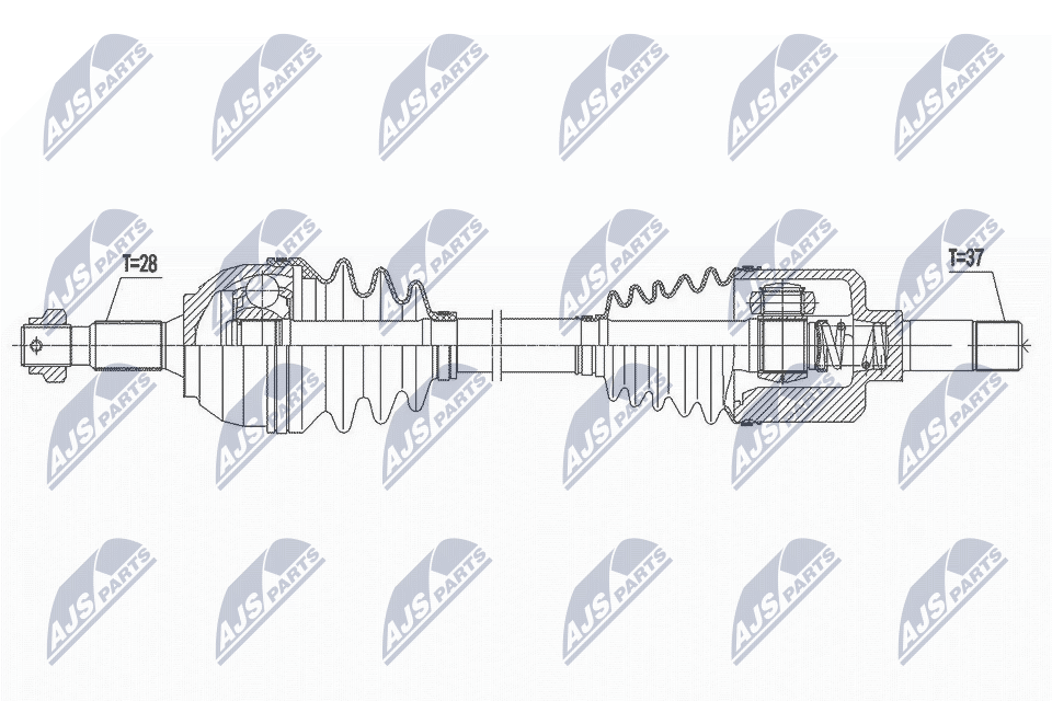 Полуось NTY NPW-PE-057