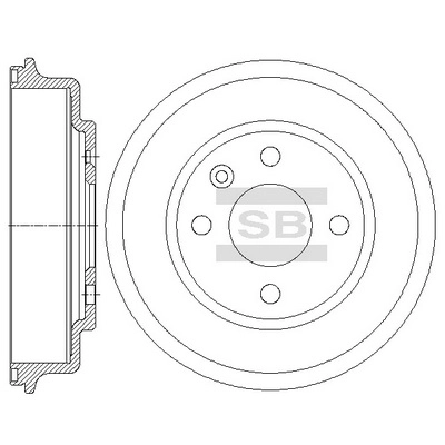 Барабан тормозной HI-Q SD3048