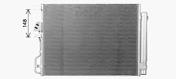 Радиатор кондиционера AVA QUALITY COOLING HY5469D