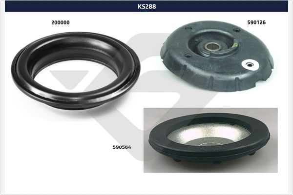 Ремкомплект опоры амортизатора передн HUTCHINSON KS288