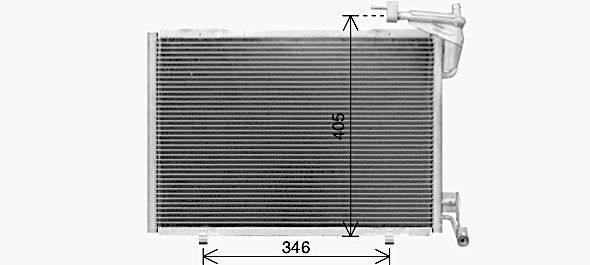 Радиатор кондиционера AVA QUALITY COOLING FD5673