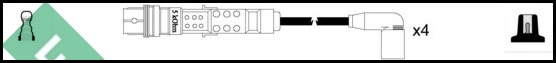 Провода зажигания (к-т) TRW LUC4680