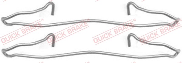 Комплект монтажный тормозных колодок QUICK BRAKE 109-1057