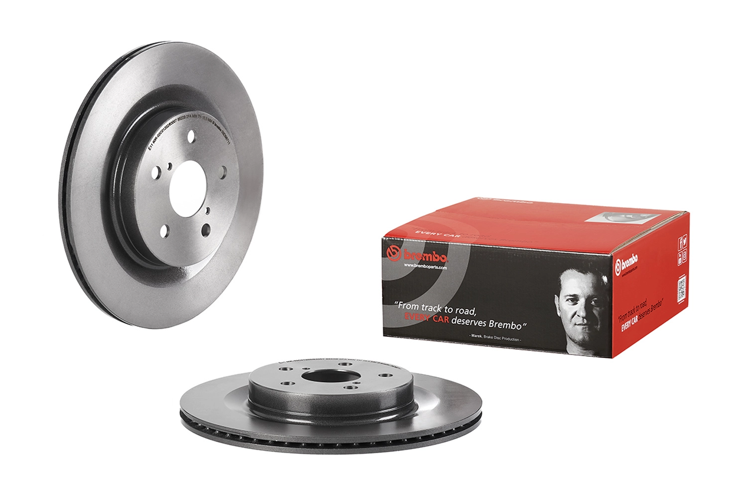 Диск тормозной передний BREMBO 09.D981.11