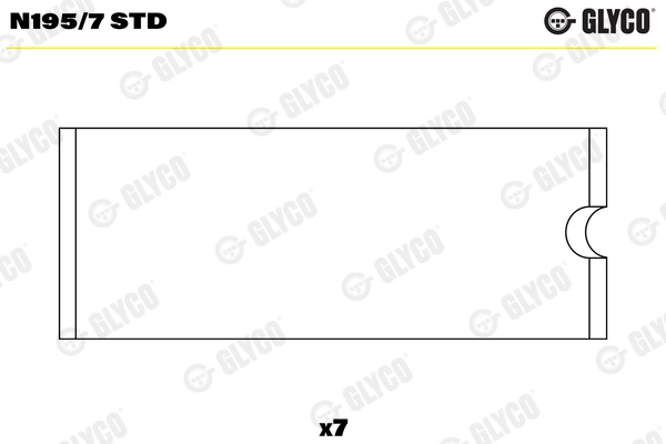 Подшипник распредвала GLYCO N195/7 STD