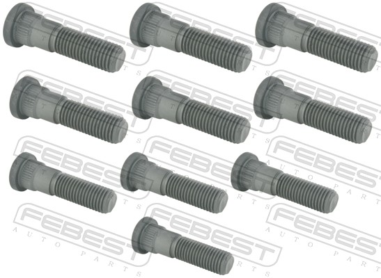 Шпилька колёсная (10 шт. в упаковке) FEBEST 2084-001-PCS10