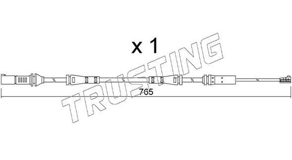 Датчик износа тормозных колодок TRUSTING SU.372