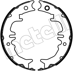 Комплект тормозных колодок стояночная тормозная система