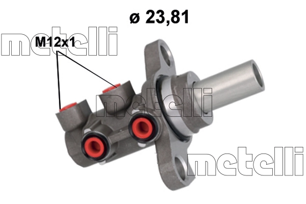 Главный тормозной цилиндр METELLI 05-1184