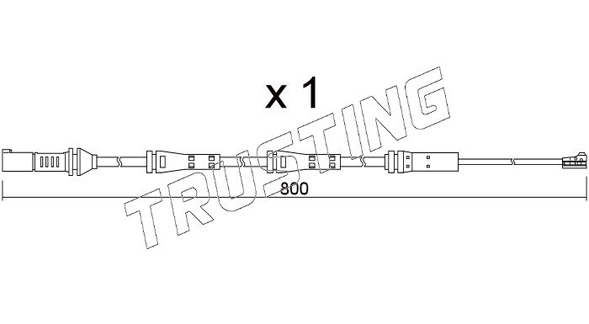 Датчик износа тормозных колодок TRUSTING SU.379