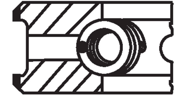 Комплект колец поршневых MAHLE/KNECHT 01498V0
