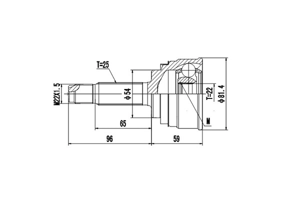 Комплект шруса DYNAMATRIX-KOREA DCV839011