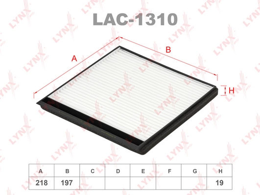 Салонный фильтр LYNXAUTO LAC-1310