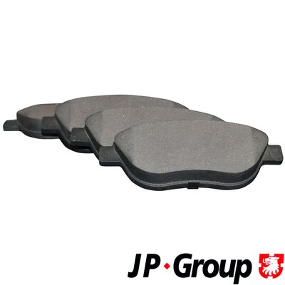 Комплект тормозных колодок дисковый тормоз jp group