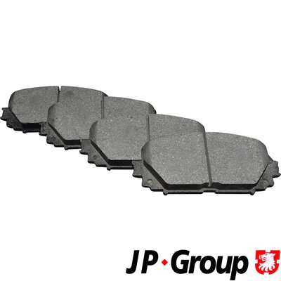 Комплект тормозных колодок дисковый тормоз jp group